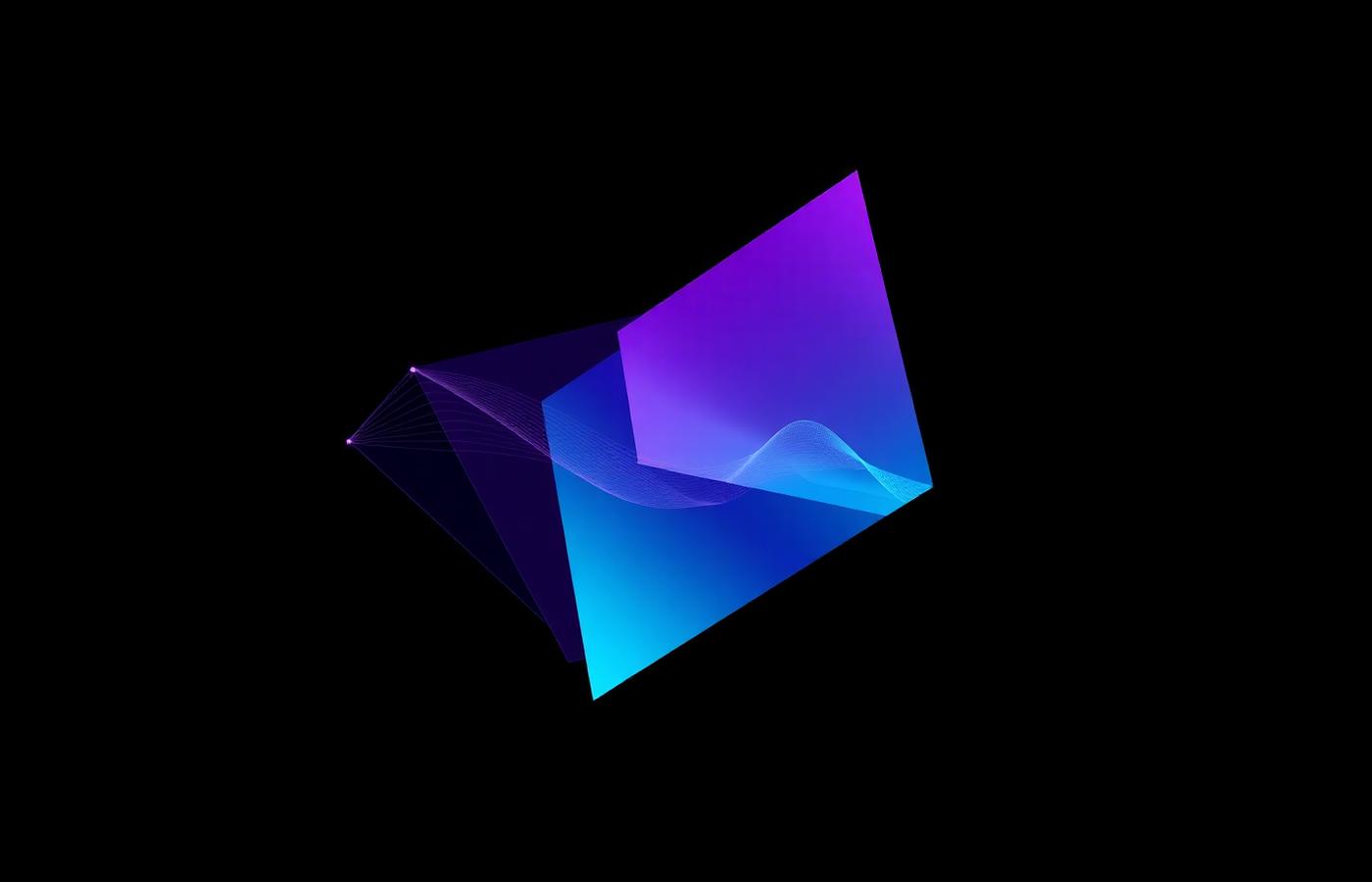 Geometric abstract representing digital transformation